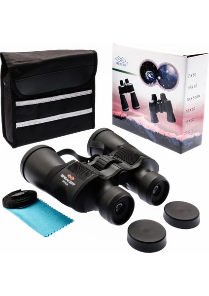 Bfs Breaker 20×50 Wd2 Çift Göz Ayarlı Profesyonel Dürbün – 1000M/56M – Siyah