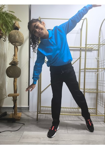 Çocuk Pantolon, Okul-Günlük Pamuk Saten Rahat, Beli Lastikli , Bağcıklı indirimleri