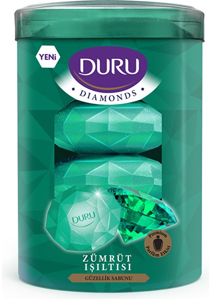 3 Adet Duru Diamond Series 4X90GR Green