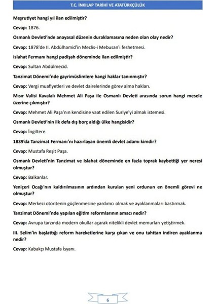 Aöf Inkılap Tarihi 1-2 Ders Notları fiyatları