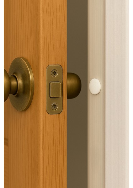 100'LÜ Yapışkanlı Beyaz Eva Dolap Çekmece Kapağı Ses Stoperi Tamponu Koruyucu Engelleyici 10 mm modelleri