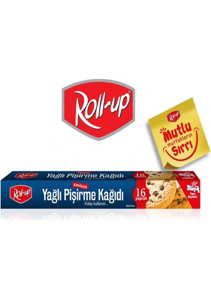 Yağlı Pişirme Kağıdı Kesilmiş 16 Yaprak 42 x 37 cm