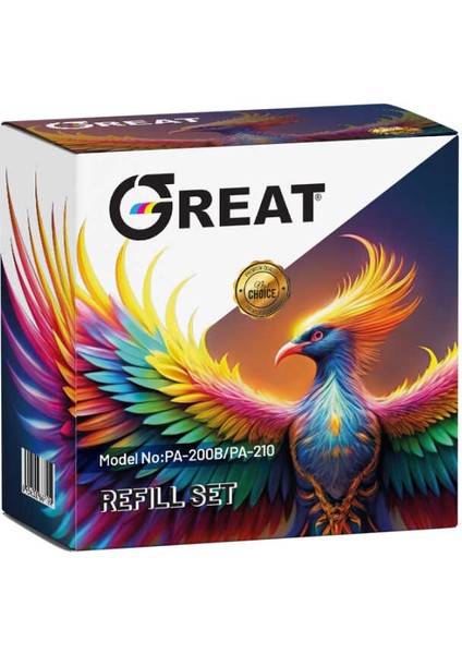 PA-200B-PA-210 Muadil Toner Dolum Kiti