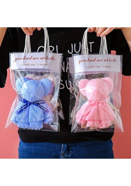 Sevimli Ayı Havlu Hediye Seti (Özel Çantası Hediye) fırsatları