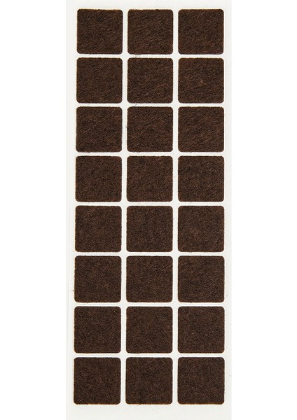 Mobilya Zemin Koruyucu Keçe - 2x2 cm - Asorti