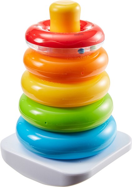 Renkli Halkalar Eğitici Oyuncak 1 Yaş ve Üzeri İçin Eğlenceli Tasarım