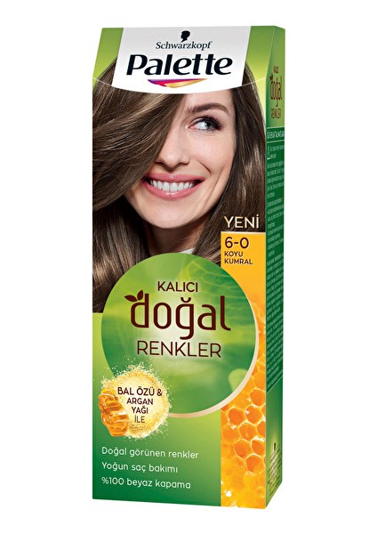 2 Adet Palette Natural Saç Boyası 6.0 Koyu Kumral