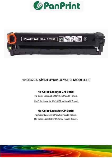Hp Color Laserjet CP1525N Siyah Muadil Toner fiyatları