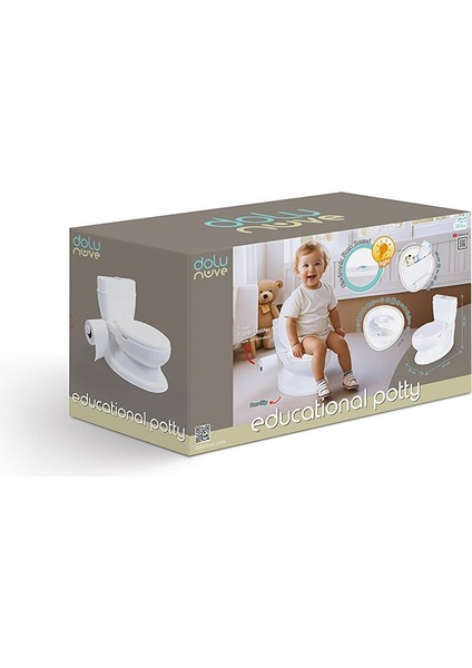 Bebek Tuvalet Eğitimi Lazımlık Klozet 18 Ay+ Beyaz modelleri