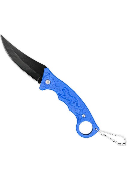 Savex Aslan Desenli Cep Çakısı Mavi (3836)