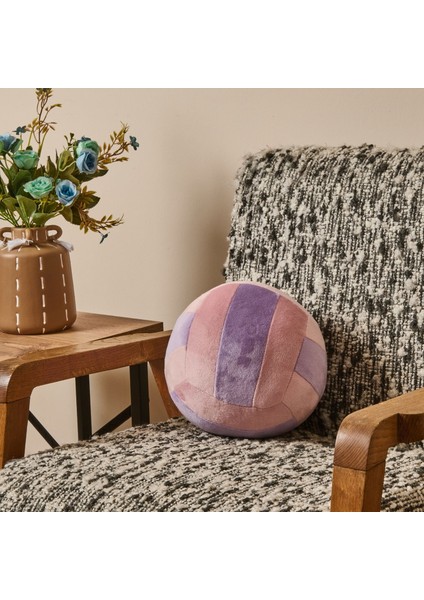 Soft Voleybol Topu Figürlü Yastık - Pembe / Eflatun - 20 cm fiyatları