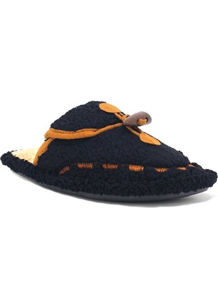 Kadın Kışlık Düğmeli Içi Havlulu Rahat Kaymaz Tüylü Ev Terliği(Dar Kalıp) fiyatları