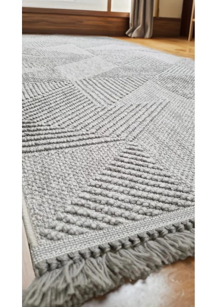 Delhi 3007 Halı Bukleli Dokuma Halı Antre Yolluk Çocuk Odası Oturma Odası Salon Mutfak Halısı modelleri