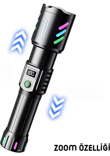 Şarj Edilebilir El Feneri - Wison - 2000 Lümen - 20 Watt - Fosforlu Kasa modelleri