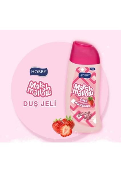 Marshmallow Duş Jeli 3 Çeşit Çilek, Vanilya , Hindistan Cevizi modelleri