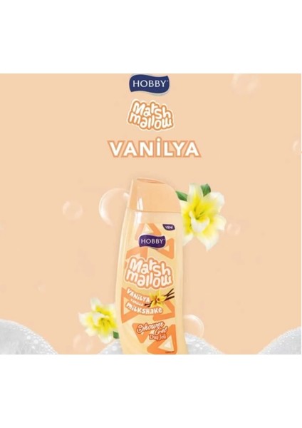 Marshmallow Duş Jeli 3 Çeşit Çilek, Vanilya , Hindistan Cevizi fırsatları