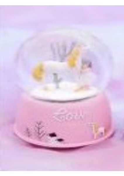 Yeni Doğan Kız Bebek Hediyesi Doğum Tebrik Hediyesi Doğum Günü Hediyesi Unicorn Sulu Kar Küresi fiyatları