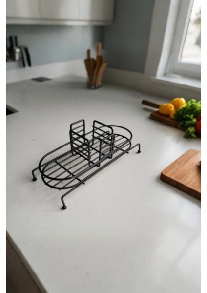 Metal Sıvı Sabunluk Standı 250 ml ve 500 ml Uyumlu (Sadece Stand)