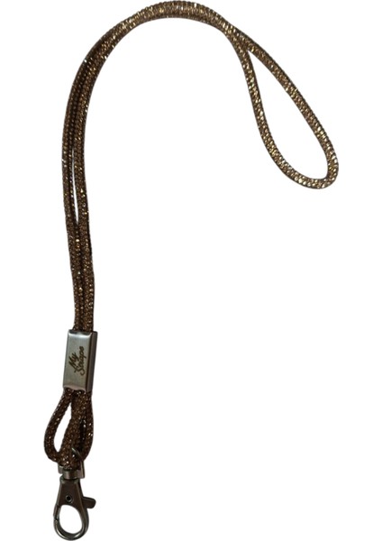 Gold Taşlı Telefon El Askısı Tüm Kılıflara Uyumlu