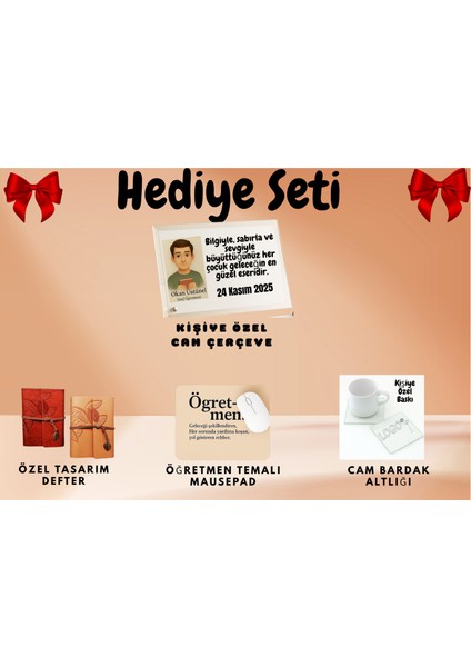 Kişiye Özel Hediye Seti, Masaüstü Konsepti, Öğretmenler Günü Hediyesi, Anlamlı Hediye Seti