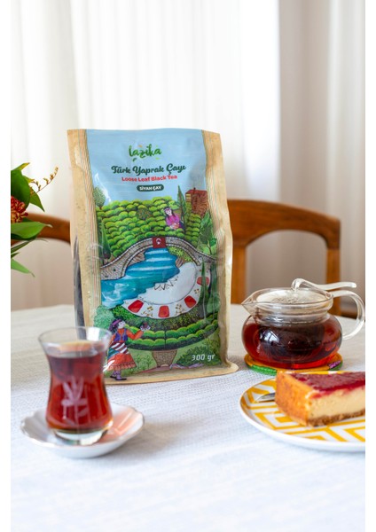 (2'li Set) Avantajlı Lazika Türk Yaprak Siyah Çay Seti (2*300G)