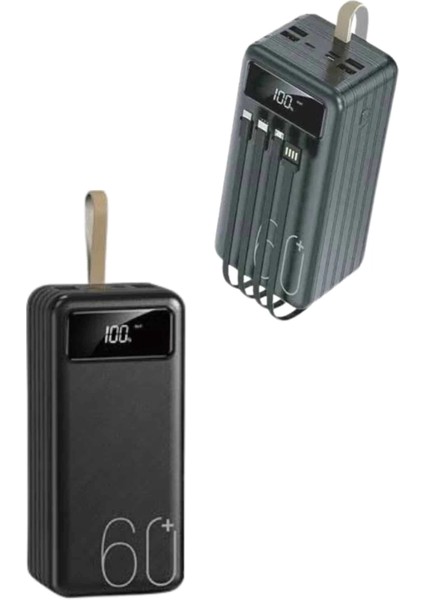 Powerbank Yüksek Kapasiteli 60.000 Mah Hızlı Şarj Şarj Özellikli Batarya indirimleri