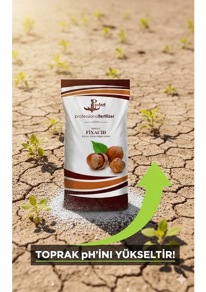 Proxın Fıxacıd 25 kg – Granül Asit Gübre | Toprak Ph Dengeleyici, Kireçleme Materyali, P-K-Ca-Mg-So₃-Fe Içerikli modelleri