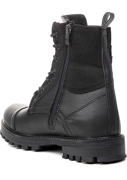 Cnt Siyah Kauçuk Kaymaz Taban Erkek Postal Bot NSB931 modelleri