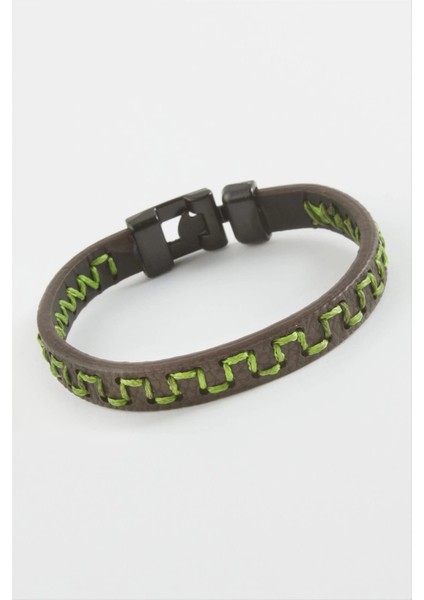 Labirent Kaliteli Suni Deri Bileklik