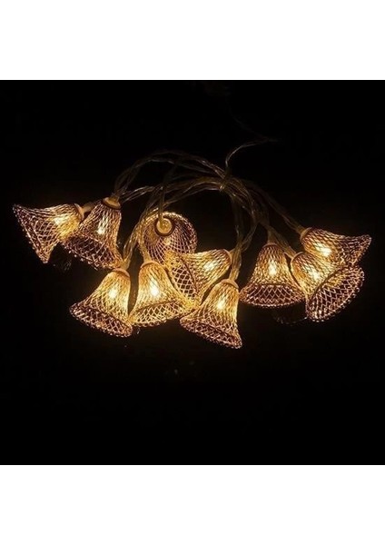 Parti ve Özel Gün Dekorasyonu Çan Şeklinde Metal Şerit LED Işık indirimleri