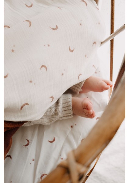 Park Yatak Müslin Nevresim Takımı (80X110) | Boho Moons