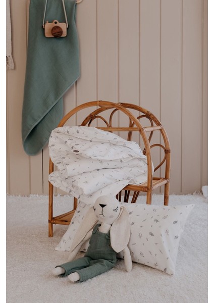 Park Yatak Nevresim Takımı (80X110) | Eucalyptus