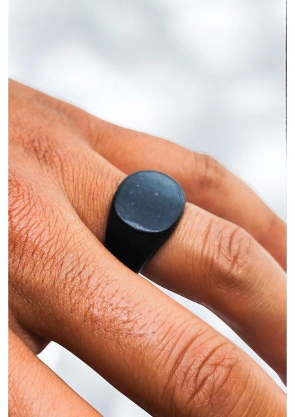 Mat Siyah Ayarlanabilir Yüzük Soyulmaz Kararmaz Şovalye Yüzük fiyatları