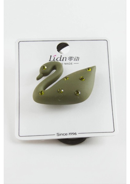 Kuğu Taşlı Lastikli Toka