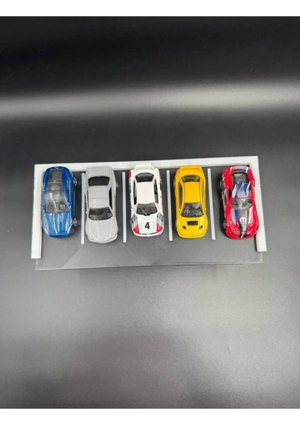 1:64 Ölçekli 2 Katlı Otopark Garaj Stand