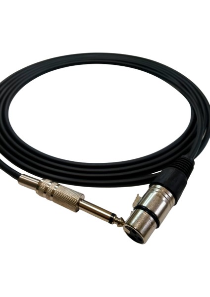 Cl-Sjxlrd 6,3 mm Mono / Xlr Dişi 3 Metre Enstrüman Kablosu