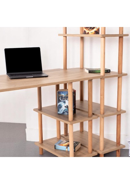 Pia Çalışma Masası Kitaplıklı fiyatları