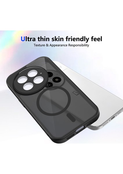 Oneplus 13 Kılıf, Manyetik Yarı Saydam Mat Darbeye Dayanıklı ve Parmak Izi Önleyici Koruyucu Kılıf-Siyah (Yurt Dışından) fırsatları
