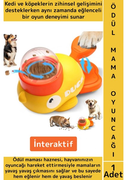 Pet Ilgi Çekici Zihinsel Gelişim Yavaş Yeme Alışkanlığı Interaktif Kedi Köpek Ödül Maması Oyuncağı