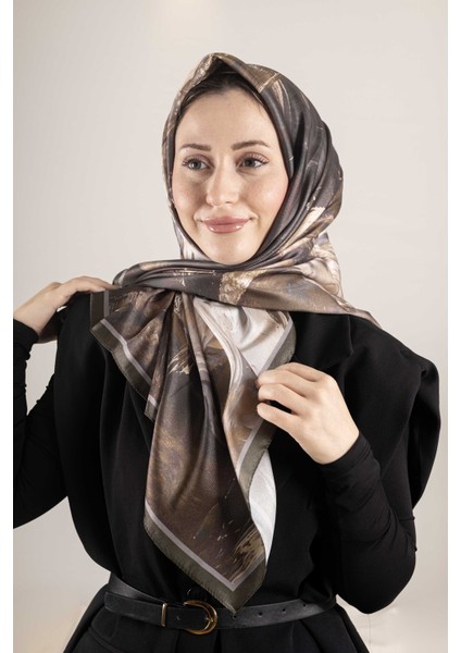 Dijital Kristal Desenli Eşarp 95x95 – Pastel Desen-3 modelleri