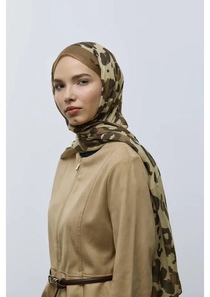 Leopar Desen Aya Şal - Koyu Bronz fiyatları