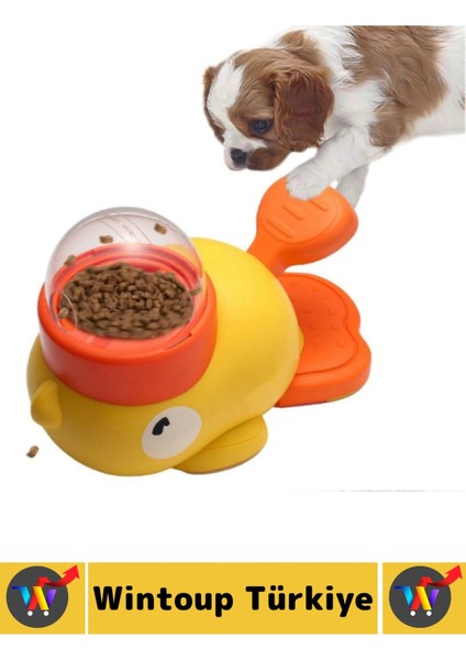 Pet Ilgi Çekici Zihinsel Gelişim Yavaş Yeme Alışkanlığı Interaktif Kedi Köpek Ödül Maması Oyuncağı fırsatları