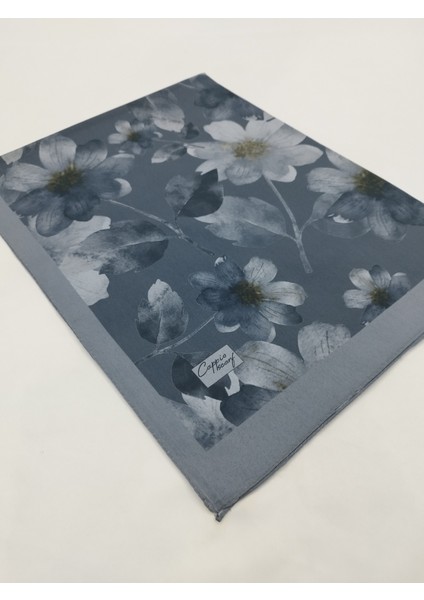 Lux Fransız Şifon Özel Seri Şal (Çiçek Desen, Premium, Orjinal, Yeni Koleksiyon, Yüksek Kalite, Tesettür Giyim)