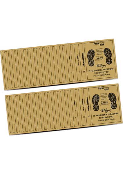 Suv, , Taksiler Için 50X Mat Araç Halı Koruyucusu (Yurt Dışından) indirimleri