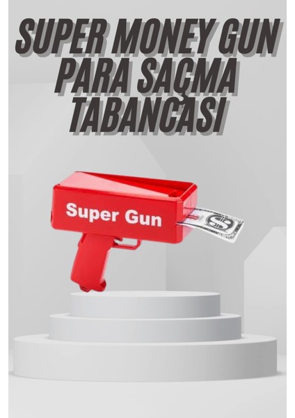 Para Dolar Saçma Para Atma Tabancası Otomatik Kırmızı Oyuncak - T999G670-Z34999