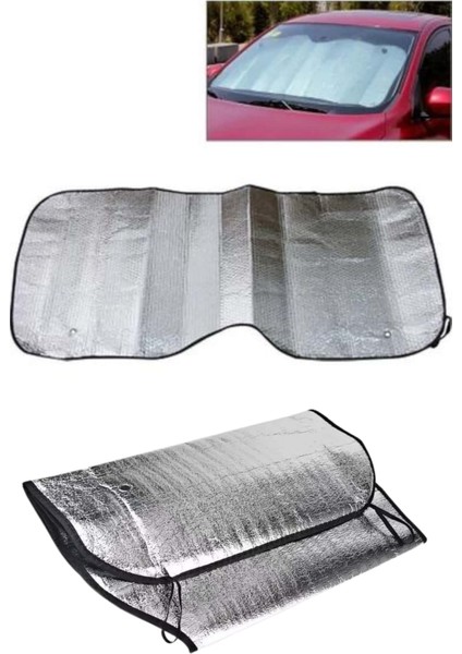Güneşlik Koruyucu Perde Metalize Oto Araç Araba Güneşliği Ön Cam Güneşliği - M025R628-K95 fiyatları