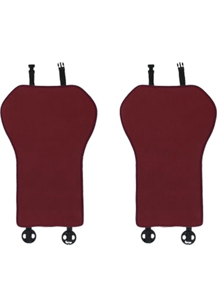 Araba Koltuğuık Kapsar Byd Için Alabilir 3 Aksesuar 2 Ön 2 Ön Koltuk Sırtları Kırmızı (Yurt Dışından)