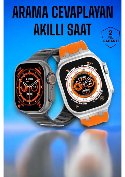 Akıllı Saat Gps Sağlık ve Uyku Takibi Arama Cevaplayan Bluetooth Bağlantılı - M786R687-K2978