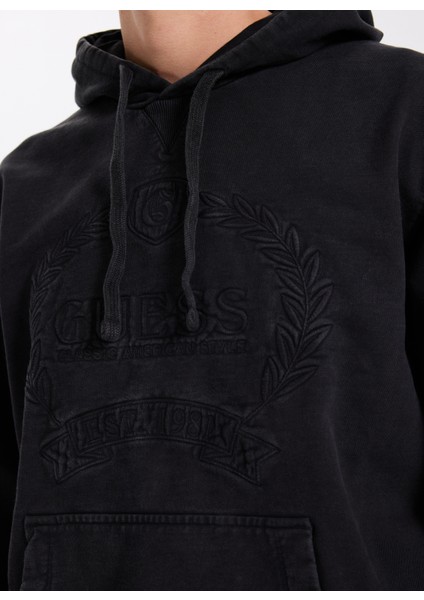 Kapüşon Yaka Siyah Erkek Sweatshırt M5BQ21KCNY4-JTMU Tyler Erkek Sweats fırsatları