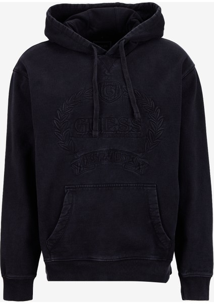 Kapüşon Yaka Siyah Erkek Sweatshırt M5BQ21KCNY4-JTMU Tyler Erkek Sweats